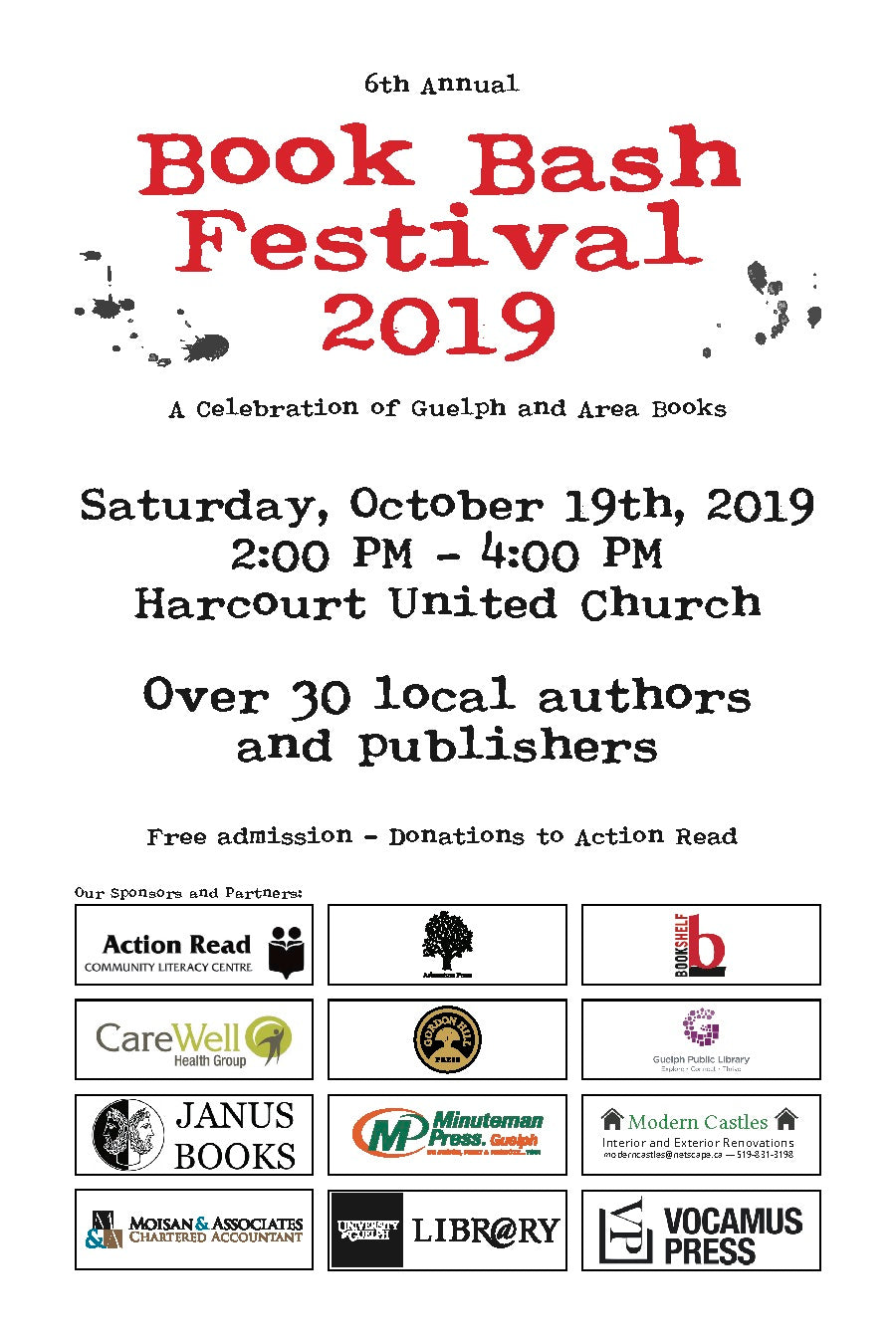Book Bash Festival 2019 – Vocamus Writers Community