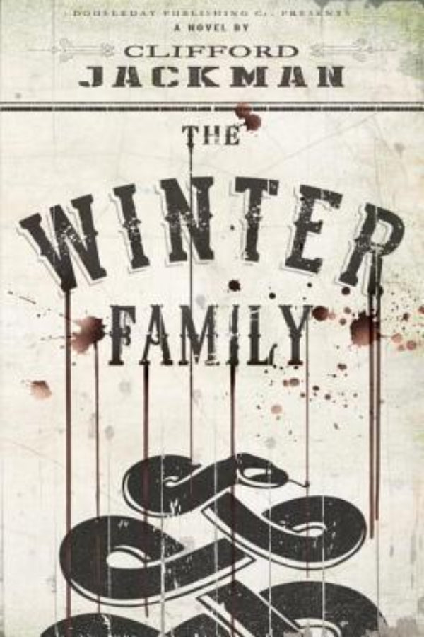 Book cover of 'The Winter Family' by Clifford Jackman with a rustic design.