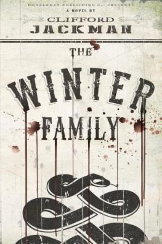 Book cover of 'The Winter Family' by Clifford Jackman with a rustic design.