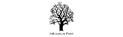 Black silhouette of a tree with 'Arboretum Press' text below on a white background