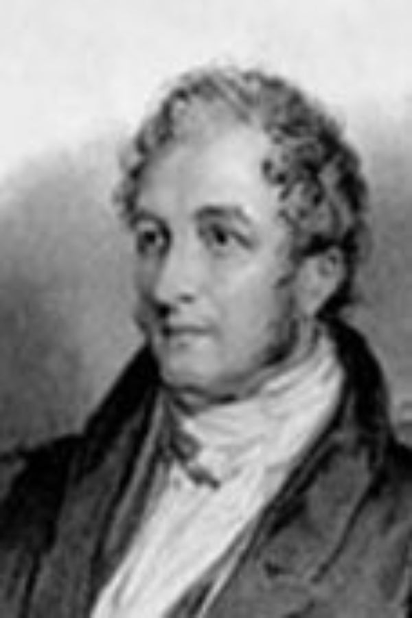 Portrait of a historical figure from the 18th or 19th century, wearing a suit and tie.