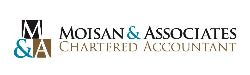 Logo of Moisan & Associates Chartered Accountant on a white background